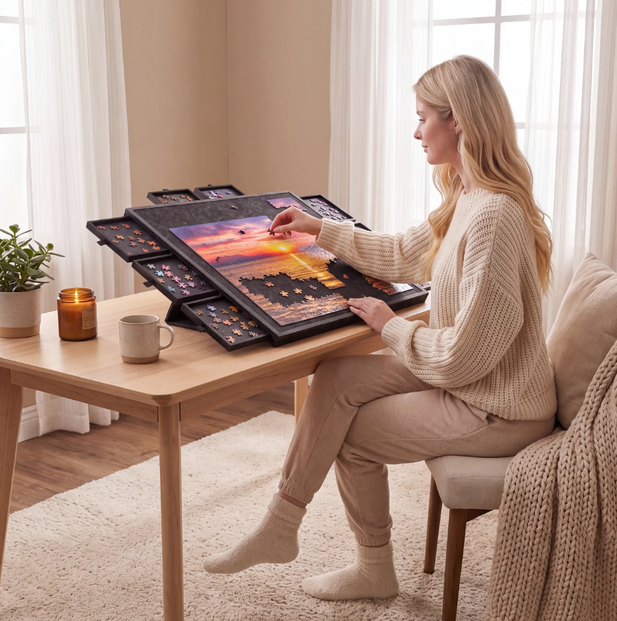 Portable Puzzle Table
